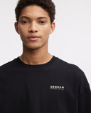 DENHAM TSURU STITCH BOX TEE HGJ - Boxy Fit Black online kaufen