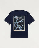 DENHAM WAVE TEE Heavy Core Jersey - Relaxed Fit Medium Blue online kaufen