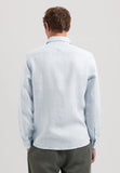 DSTREZZED The Jagger Shirt Linen Light Blue online kaufen