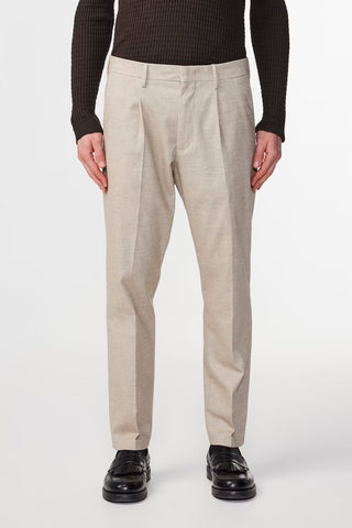 NN.07 Bill Tapered leg melange regular fit Hose