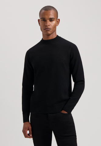 DSTREZZED Fell Mock Neck Black