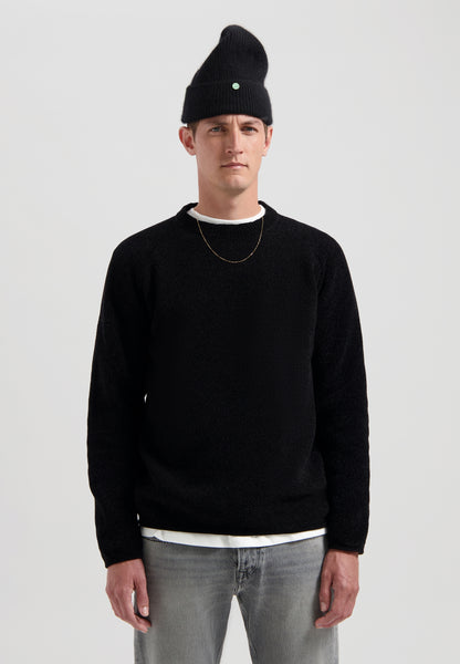 DSTREZZED Chenille Knit Crewneck Black online kaufen