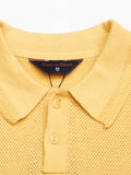 BLUE DE GÉNES Filo Knit Polo Yellow Grain online kaufen