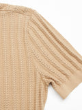 BLUE DE GÉNES Compra Open Polo Knit Khaki online kaufen