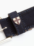 BLUE DE GÉNES Suede Belt Navy online kaufen