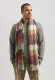 DSTREZZED Big Block Check Shawl Raven online kaufen