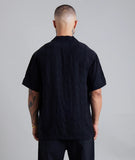 DISTORTED PEOPLE Distorted Vita Jacquard boxy shirt black online kaufen