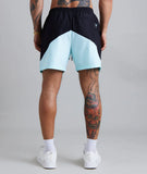 DISTORTED PEOPLE AH Contrast  swim shorts black/turquoise online kaufen