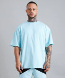 DISTORTED PEOPLE AH  oversized t-shirt turquoise online kaufen