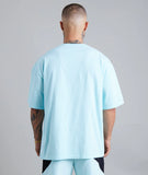 DISTORTED PEOPLE AH  oversized t-shirt turquoise online kaufen